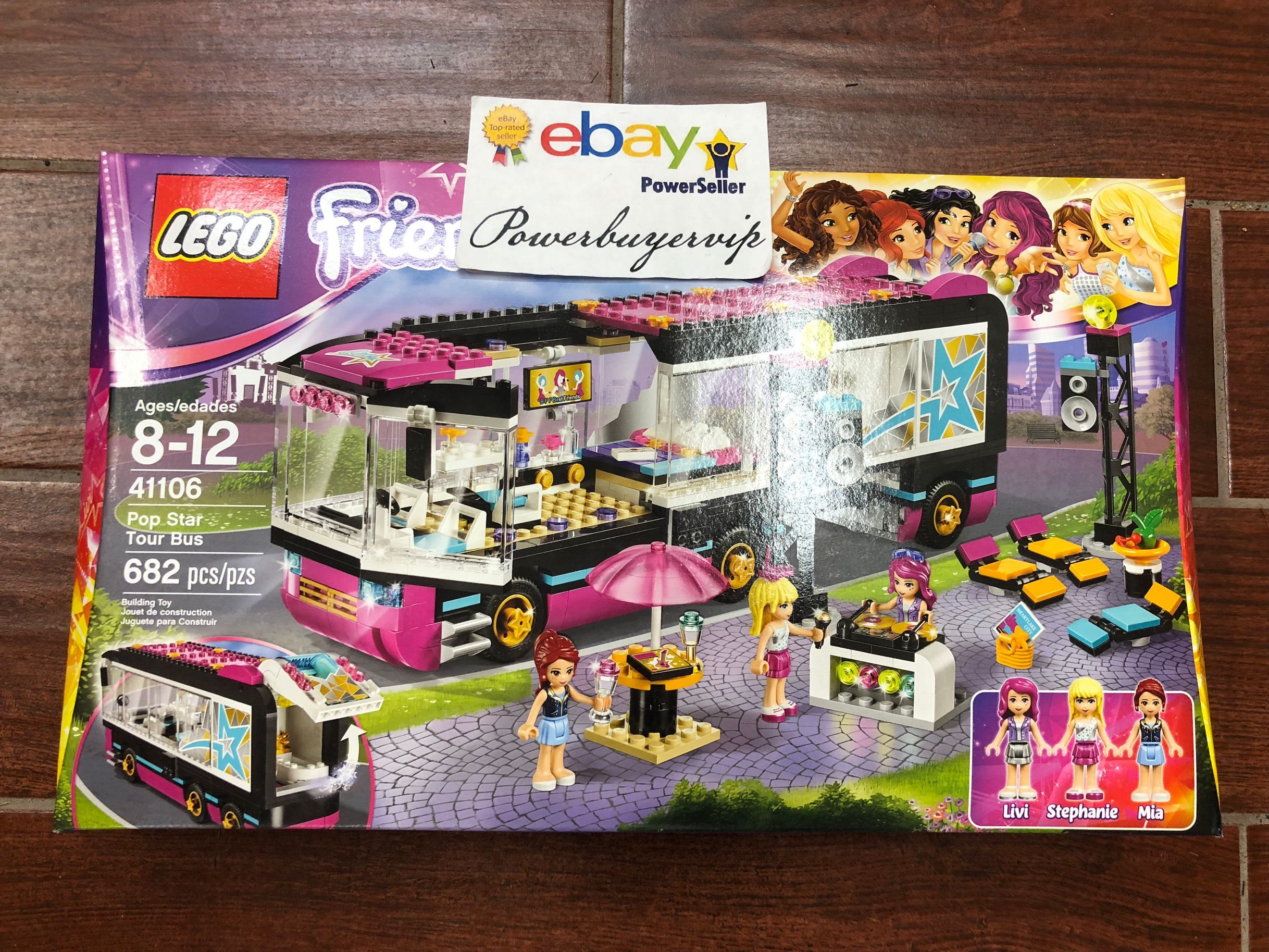 NEW LEGO Friends 41106 Pop Star Tour Bus Building Kit